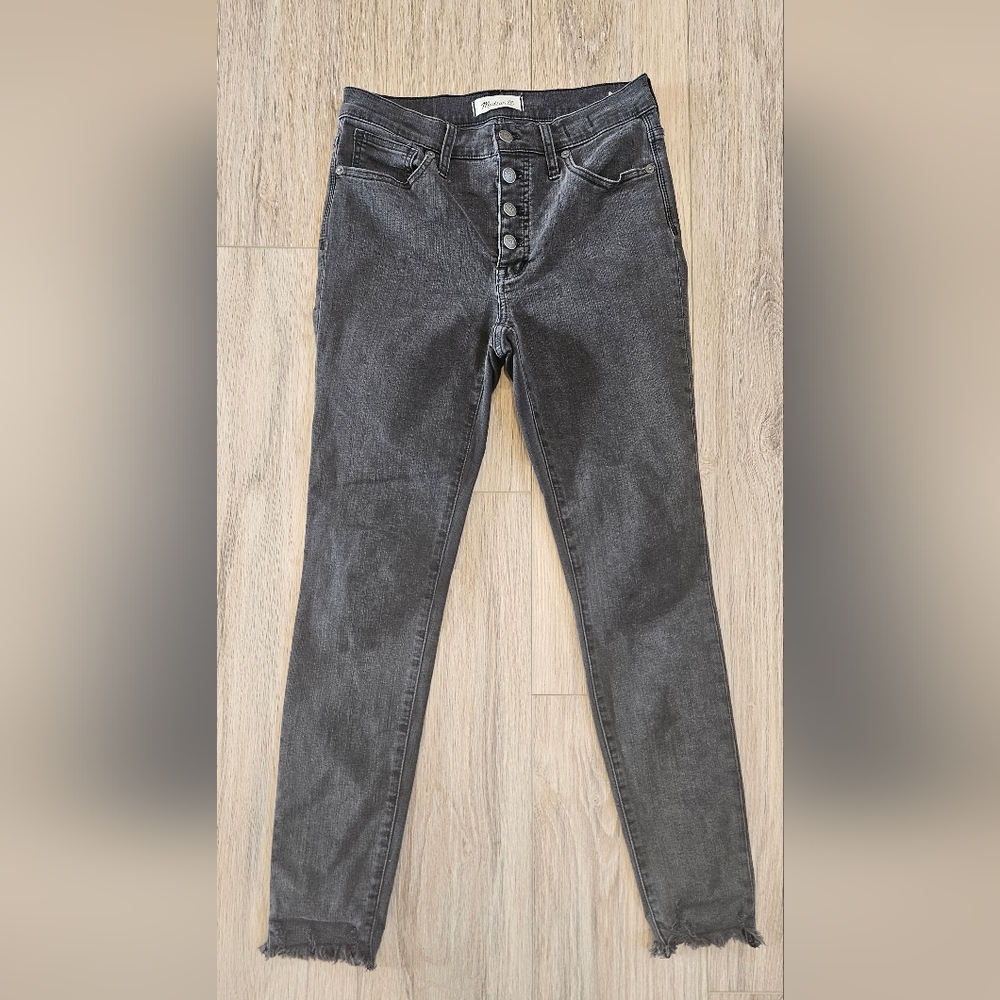 Madewell 9" Mid-Rise Skinny Black Size 28